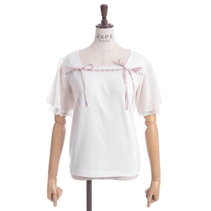 axes femme アクシーズ　y2k バレエコア　ミニリボントップス axes femme アクシーズ y2k バレエコア ミニリボントップス