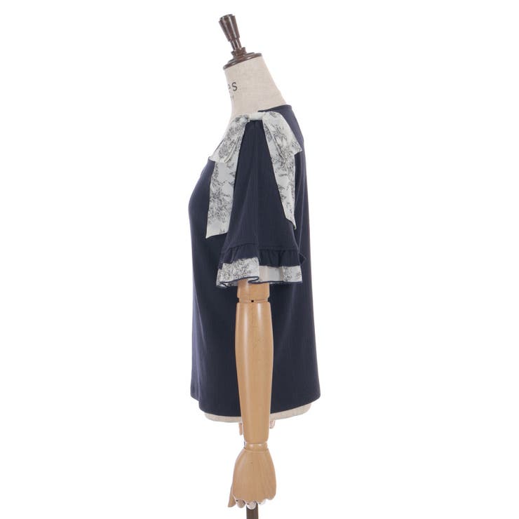 シフォンリボンカットプルオーバー | axes femme | 詳細画像12 