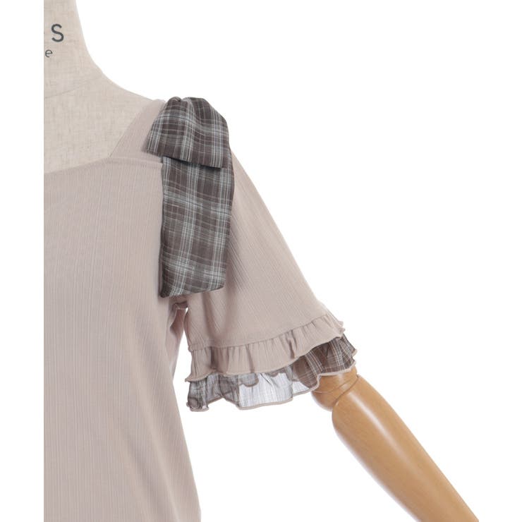シフォンリボンカットプルオーバー | axes femme | 詳細画像29 