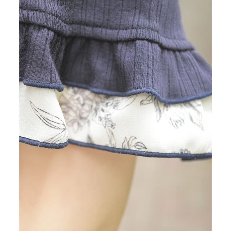 シフォンリボンカットプルオーバー | axes femme | 詳細画像8 
