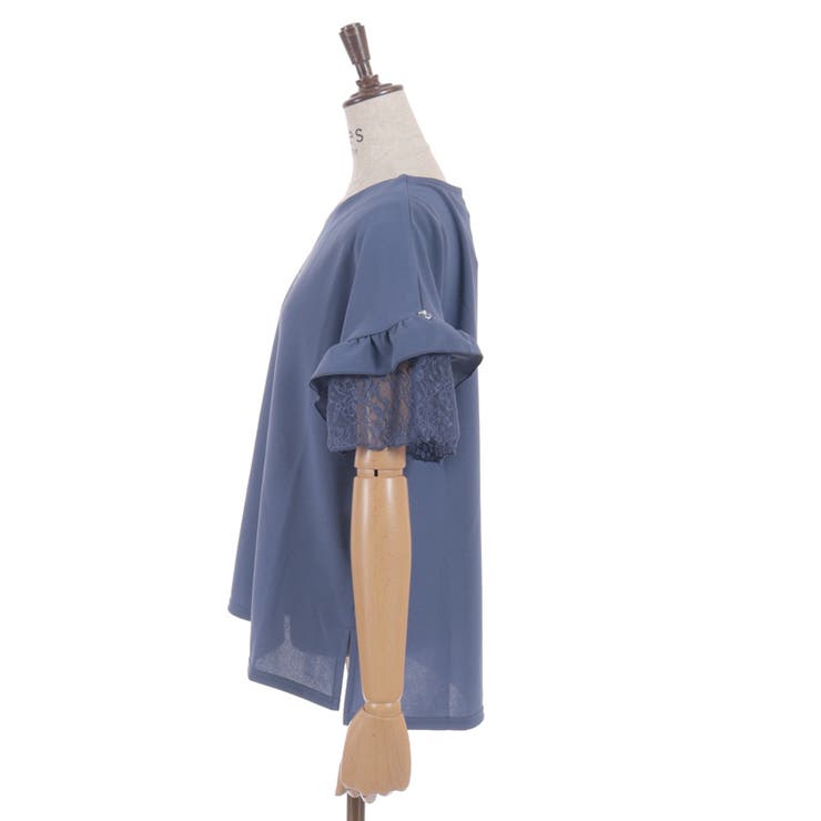 ネックレス付カットジョーゼットプルオーバー | axes femme | 詳細画像12 
