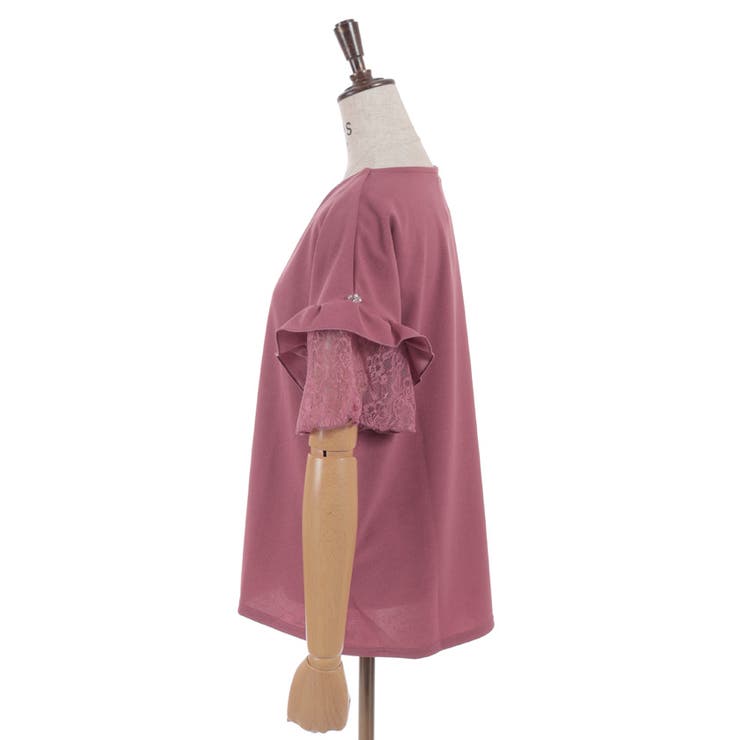 ネックレス付カットジョーゼットプルオーバー | axes femme | 詳細画像22 