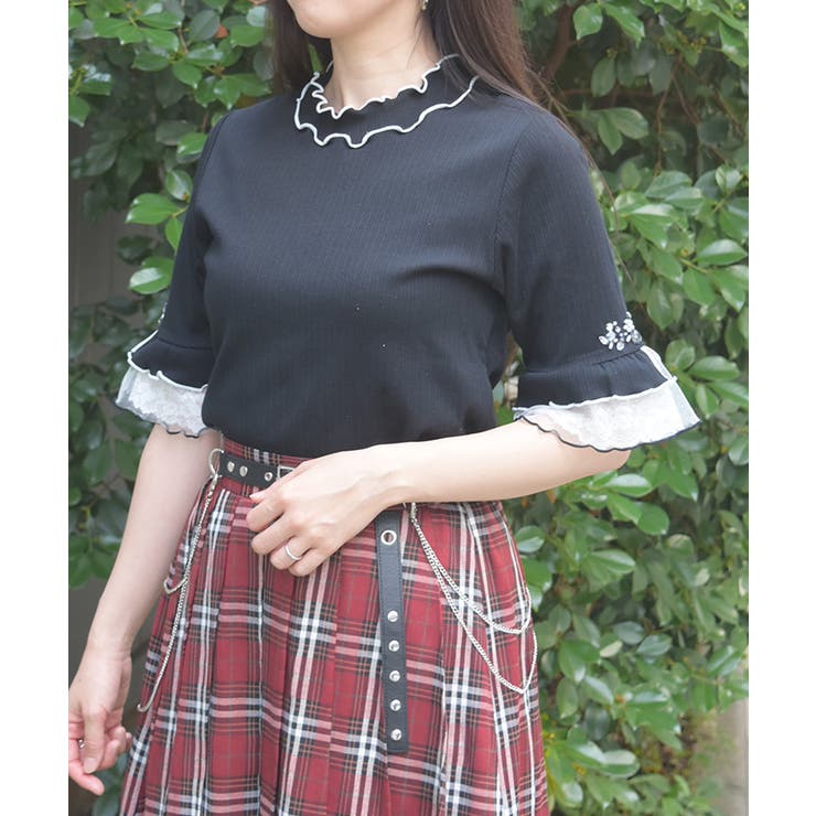 接触冷感チュールメロープルオーバー | axes femme | 詳細画像17 