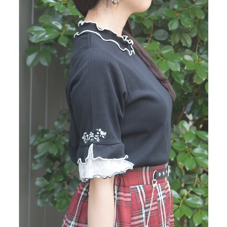 接触冷感チュールメロープルオーバー | axes femme | 詳細画像18 
