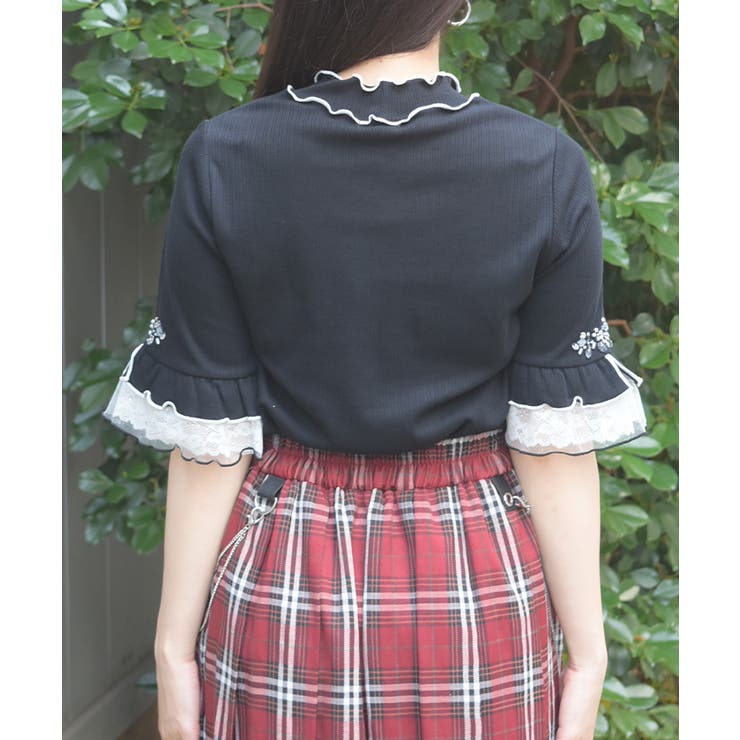 接触冷感チュールメロープルオーバー | axes femme | 詳細画像19 