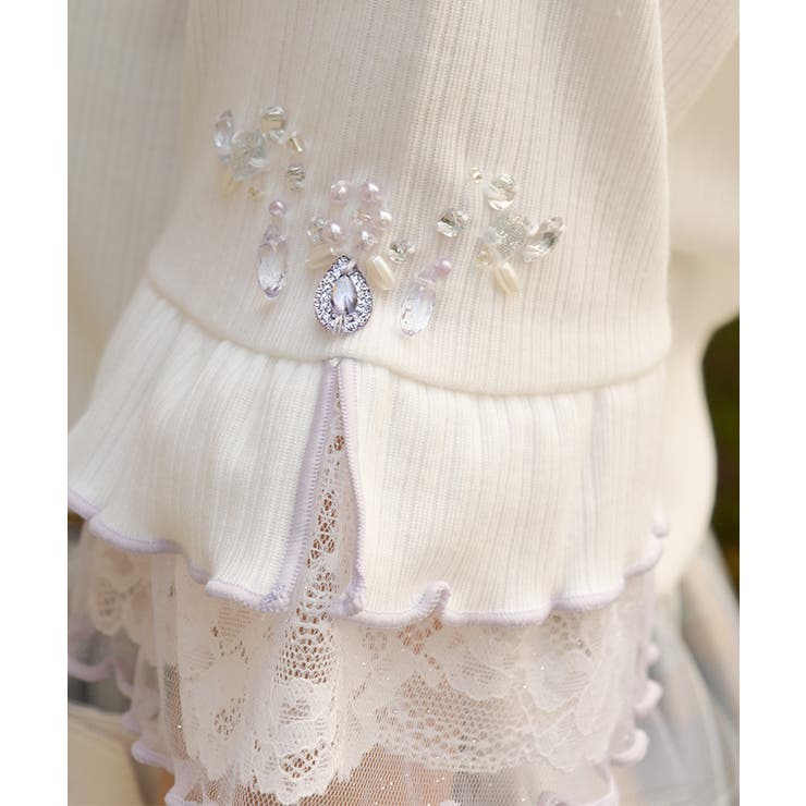 接触冷感チュールメロープルオーバー | axes femme | 詳細画像4 