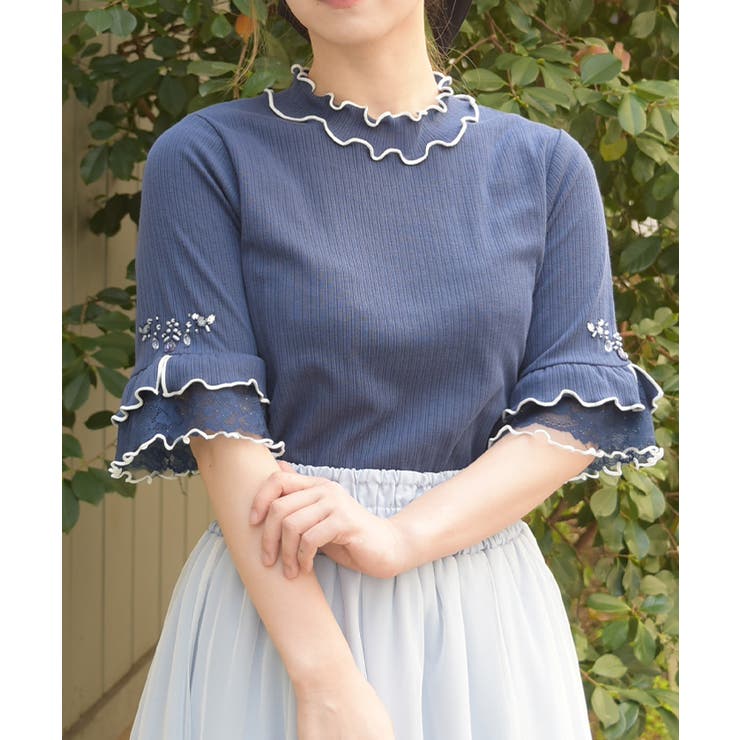 接触冷感チュールメロープルオーバー | axes femme | 詳細画像7 