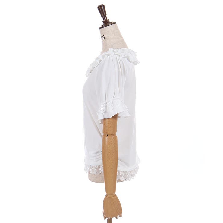 フリルレースネックトップス | axes femme | 詳細画像11 