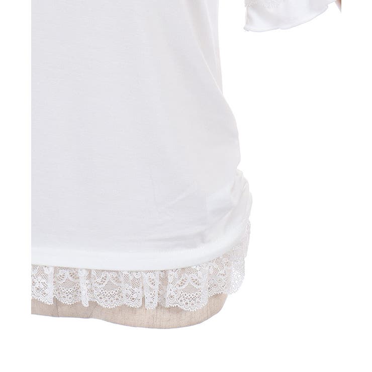 フリルレースネックトップス | axes femme | 詳細画像14 