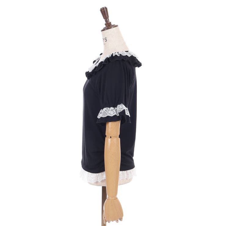 フリルレースネックトップス | axes femme | 詳細画像17 