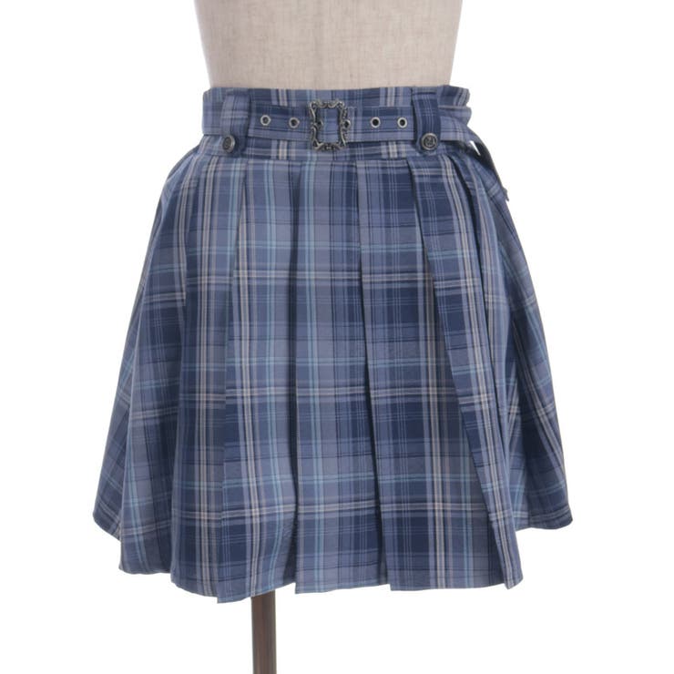 ベルト付プリーツミニスカート | axes femme | 詳細画像10 