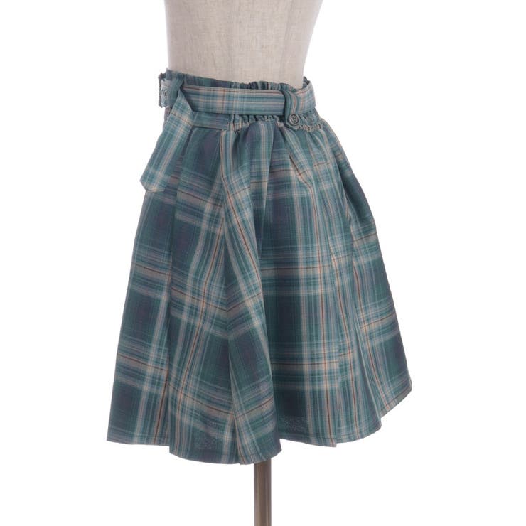 ベルト付プリーツミニスカート | axes femme | 詳細画像18 