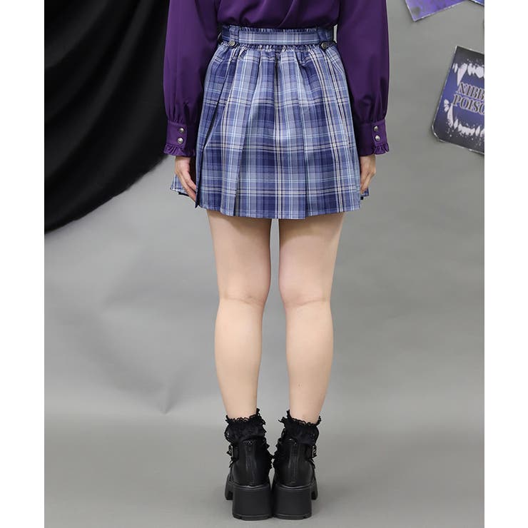 ベルト付プリーツミニスカート | axes femme | 詳細画像3 