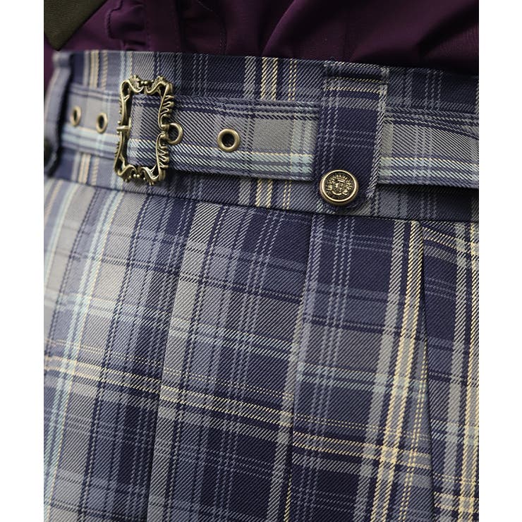 ベルト付プリーツミニスカート | axes femme | 詳細画像4 