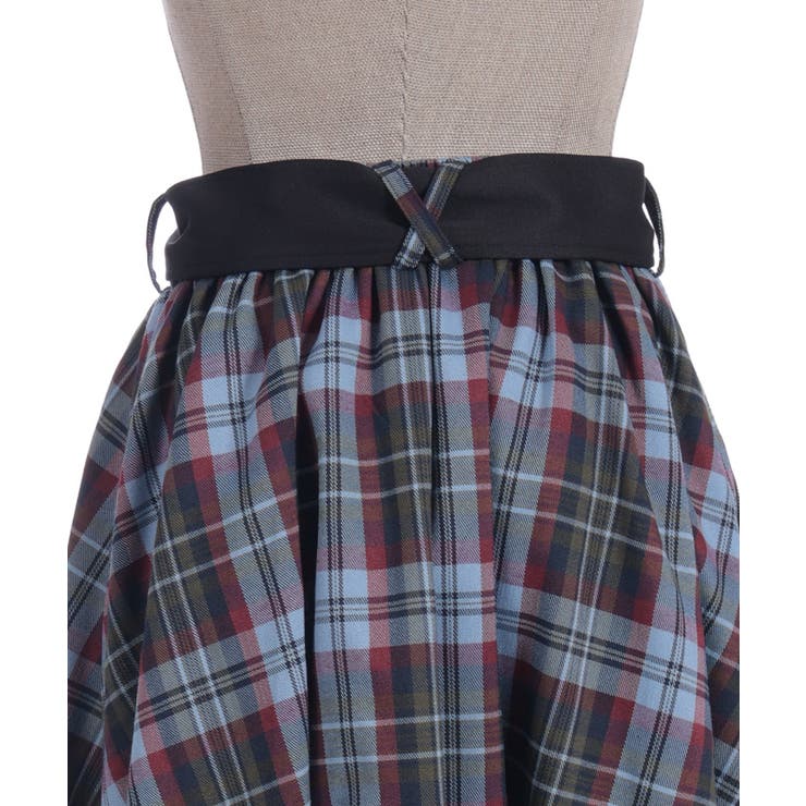 ベルト付チェックイレヘムスカート | axes femme | 詳細画像11 