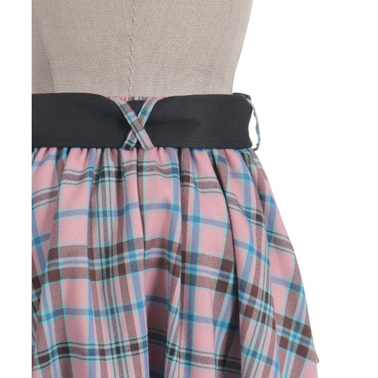 ベルト付チェックイレヘムスカート | axes femme | 詳細画像20 