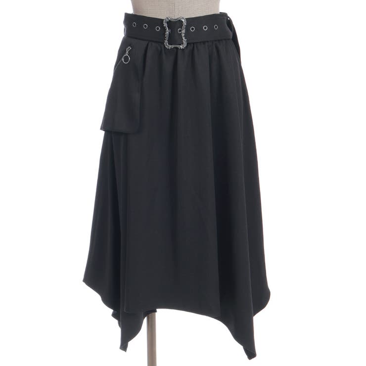 ベルト付チェックイレヘムスカート | axes femme | 詳細画像21 