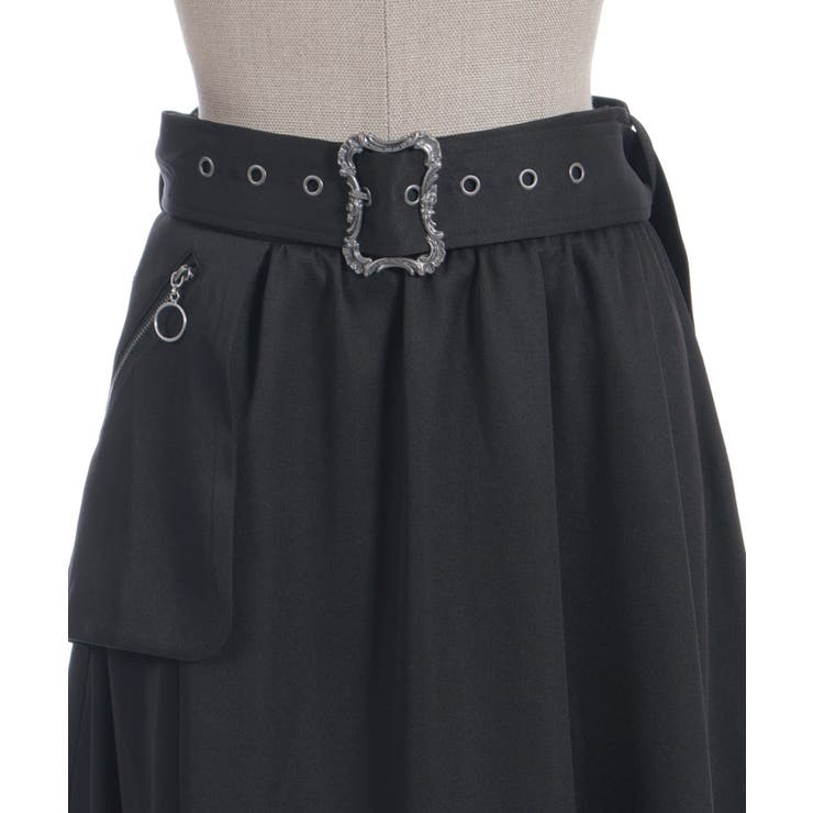 ベルト付チェックイレヘムスカート | axes femme | 詳細画像26 