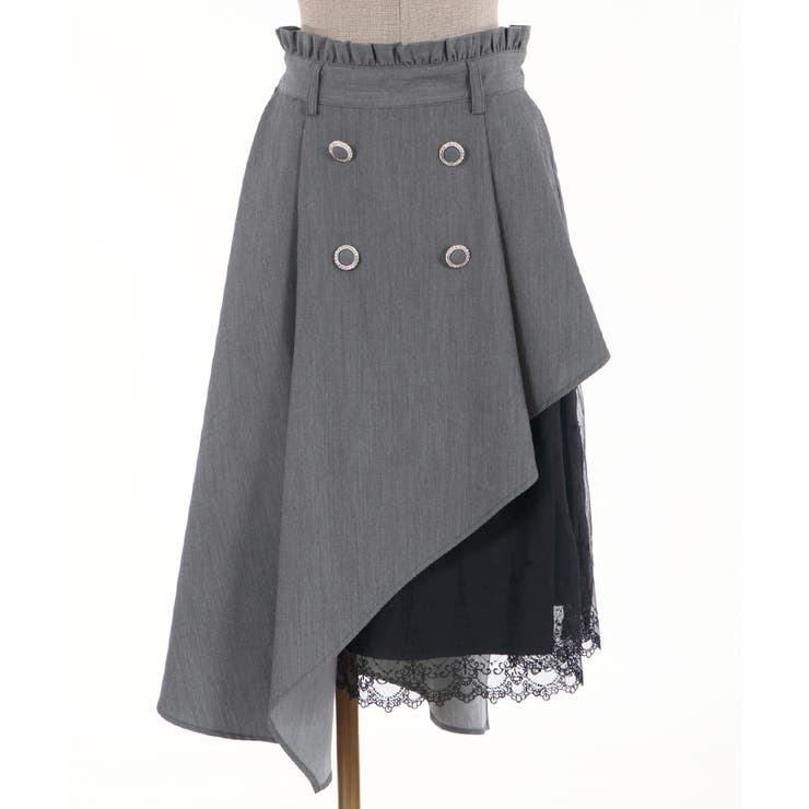 レースアシメトレンチSK[品番：IGAW0000423]｜axes femme