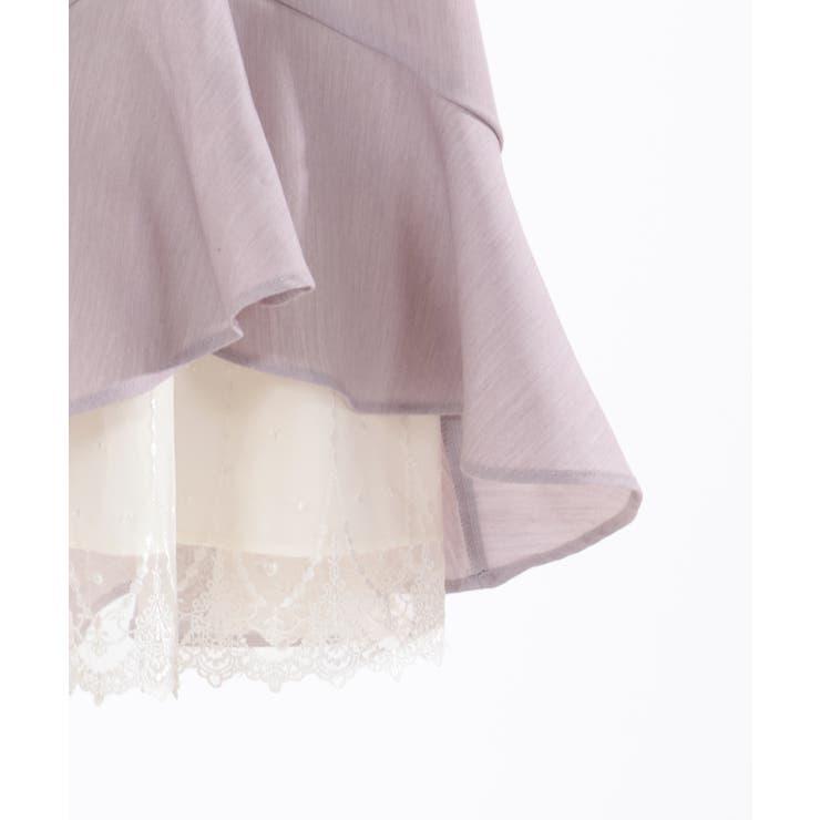 連ボタンイレヘムスカート[品番：IGAW0004584]｜axes femme