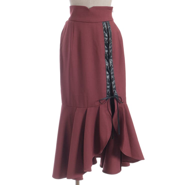 レースアップマーメイドスカート | axes femme | 詳細画像16 