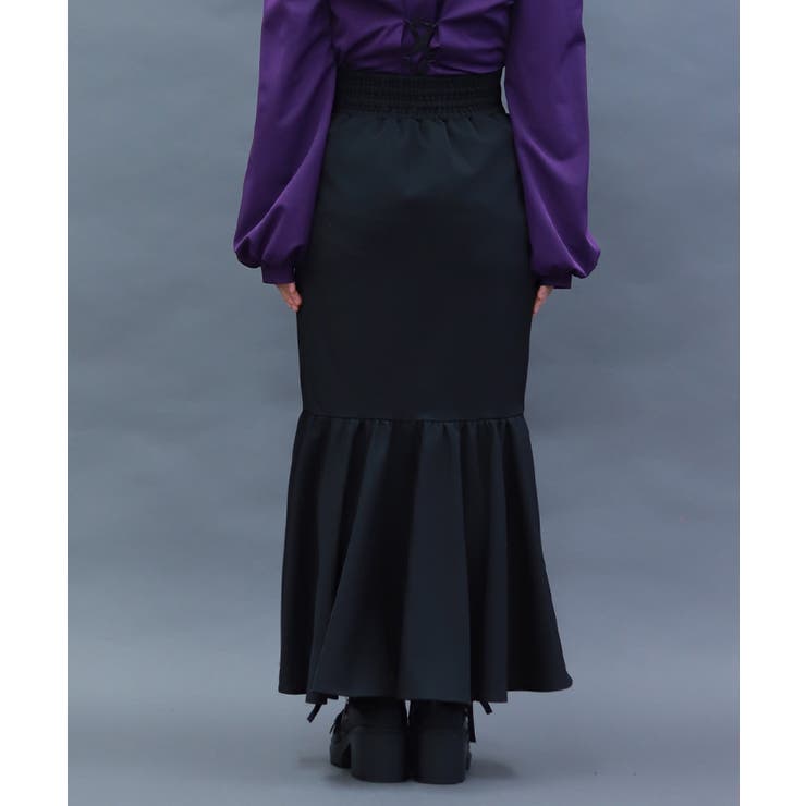 レースアップマーメイドスカート | axes femme | 詳細画像3 