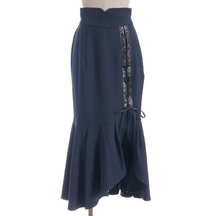 レースアップマーメイドスカート | axes femme | 詳細画像9 