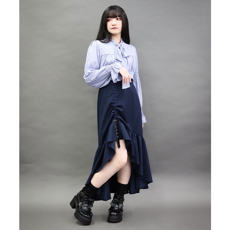 ベルトドロストマーメイドスカート | axes femme | 詳細画像6 