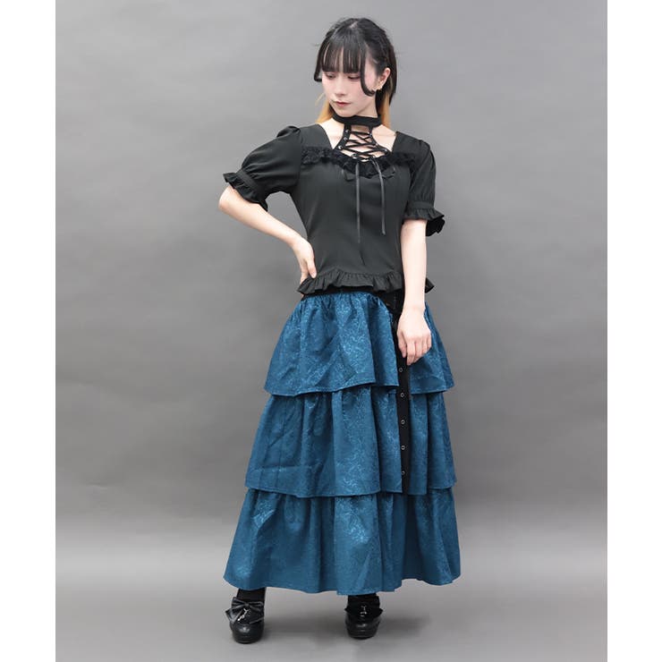 コルセットデザインフリルスカート | axes femme | 詳細画像12 