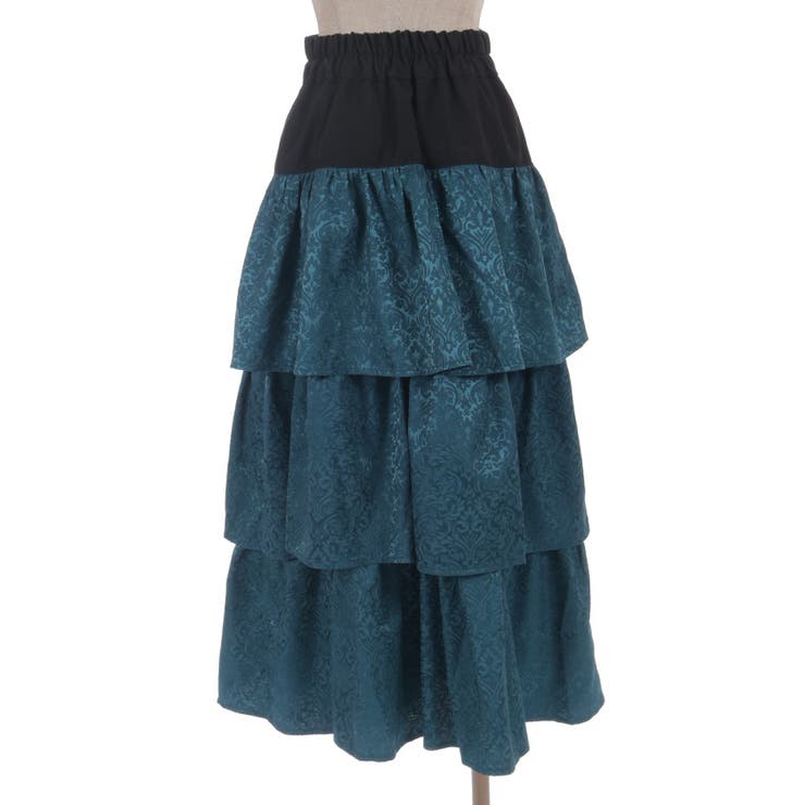 コルセットデザインフリルスカート[品番：IGAW0007909]｜axes femme
