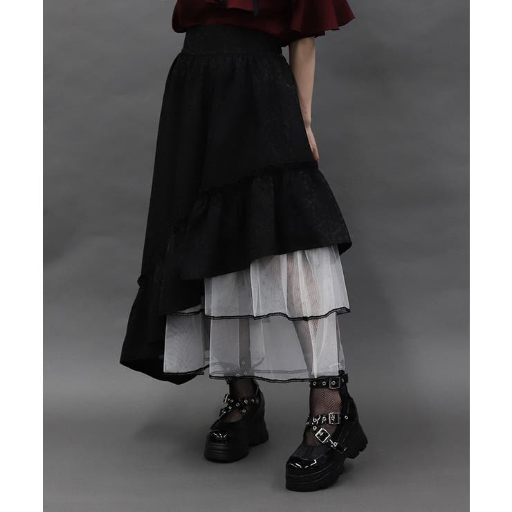 ジャカードアシメフリルスカート | axes femme | 詳細画像5 