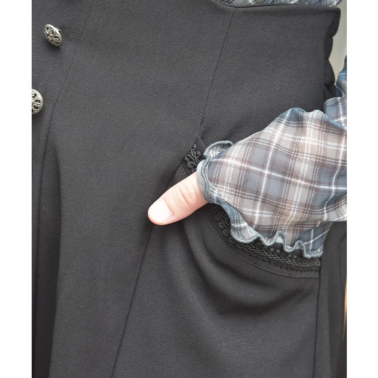 連ボタンフレアスカート | axes femme | 詳細画像10 