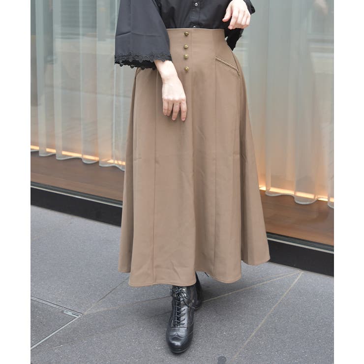 連ボタンフレアスカート | axes femme | 詳細画像5 