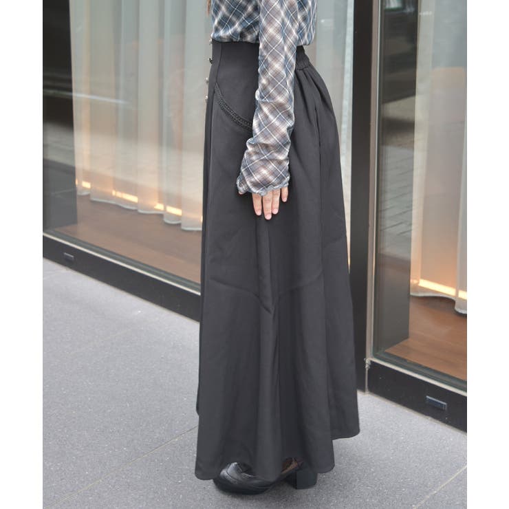 連ボタンフレアスカート | axes femme | 詳細画像7 