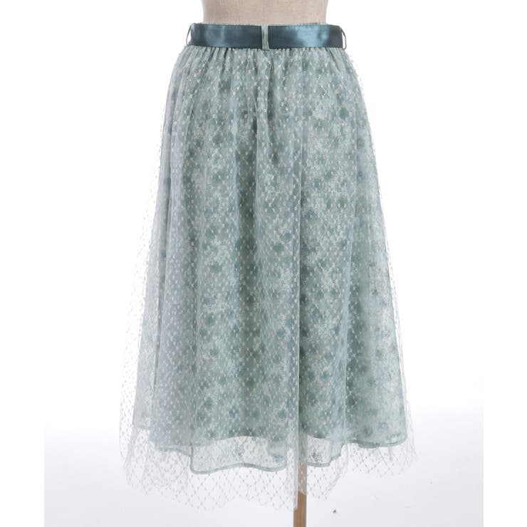 花レース×ラメチュールスカート | axes femme | 詳細画像10 