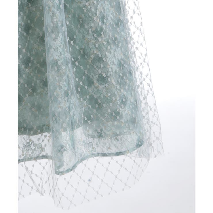 花レース×ラメチュールスカート | axes femme | 詳細画像12 