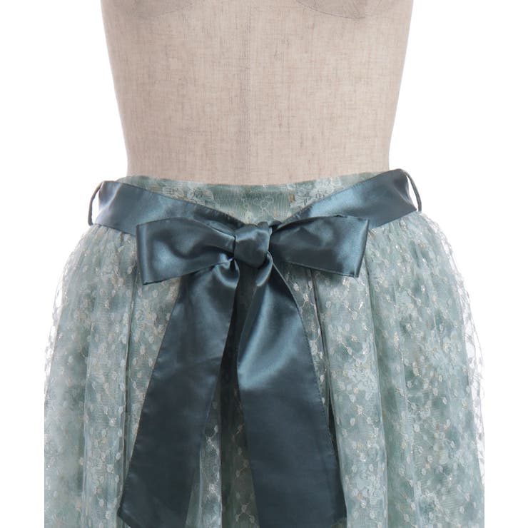 花レース×ラメチュールスカート | axes femme | 詳細画像13 