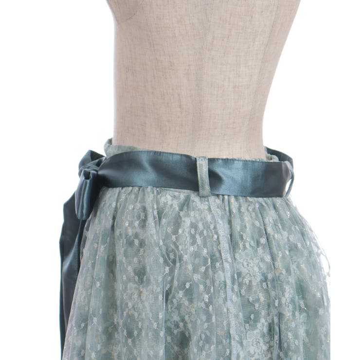 花レース×ラメチュールスカート | axes femme | 詳細画像14 