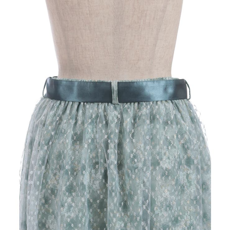 花レース×ラメチュールスカート | axes femme | 詳細画像16 