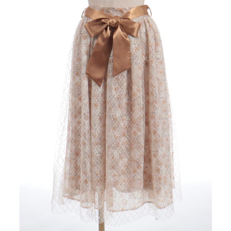 花レース×ラメチュールスカート | axes femme | 詳細画像17 