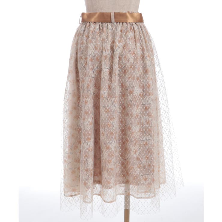 花レース×ラメチュールスカート | axes femme | 詳細画像19 