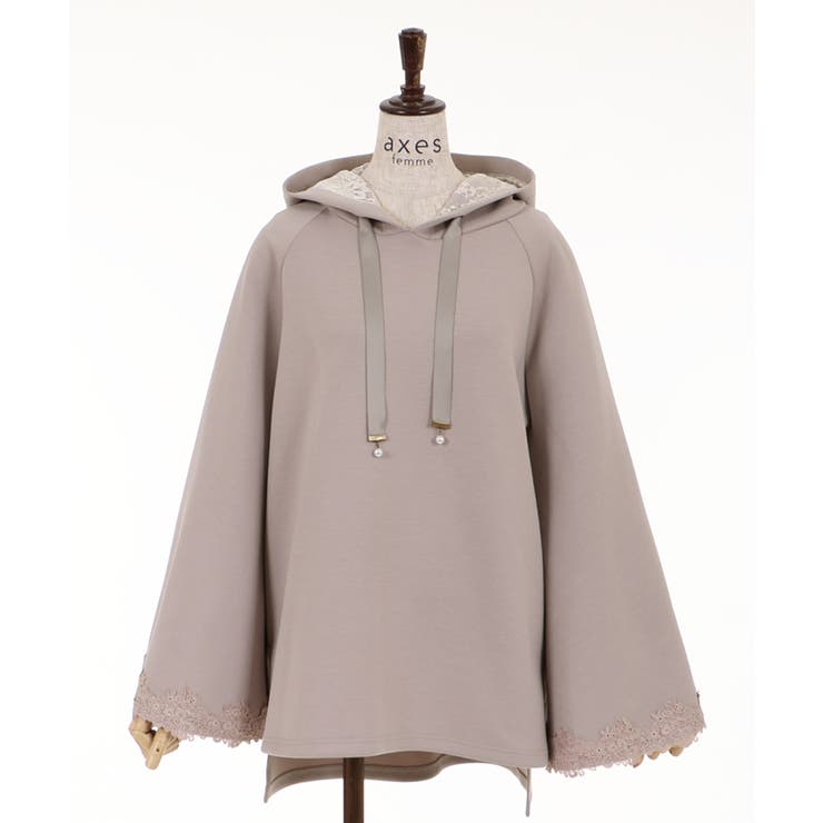 ダンボールニットポンチョ[品番：IGAW0000347]｜axes femme