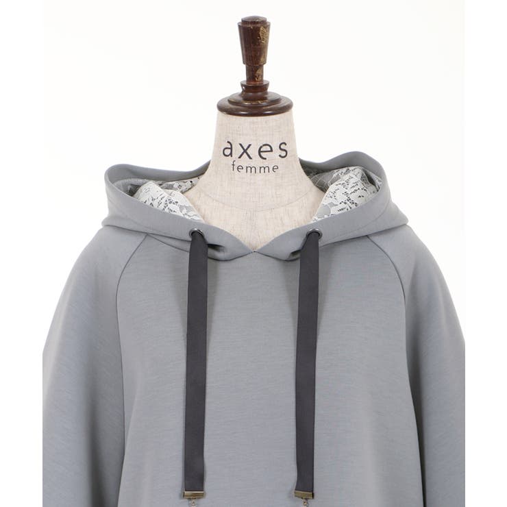 ダンボールニットポンチョ[品番：IGAW0000347]｜axes femme