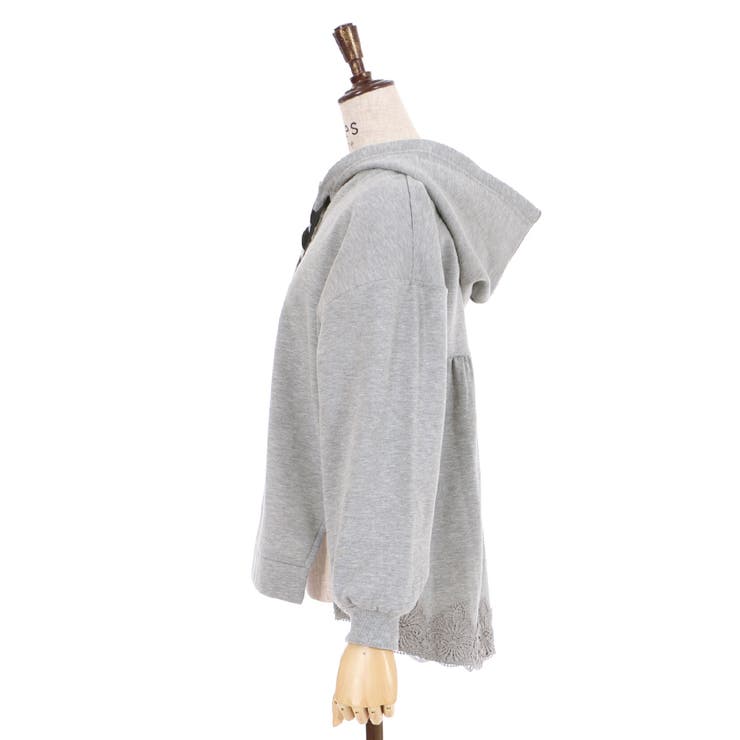 レースアップパーカーPO[品番：IGAW0001227]｜axes femme