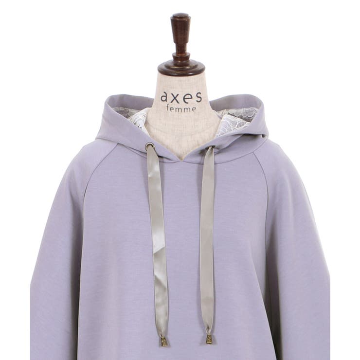 ダンボールニットポンチョ[品番：IGAW0001434]｜axes femme
