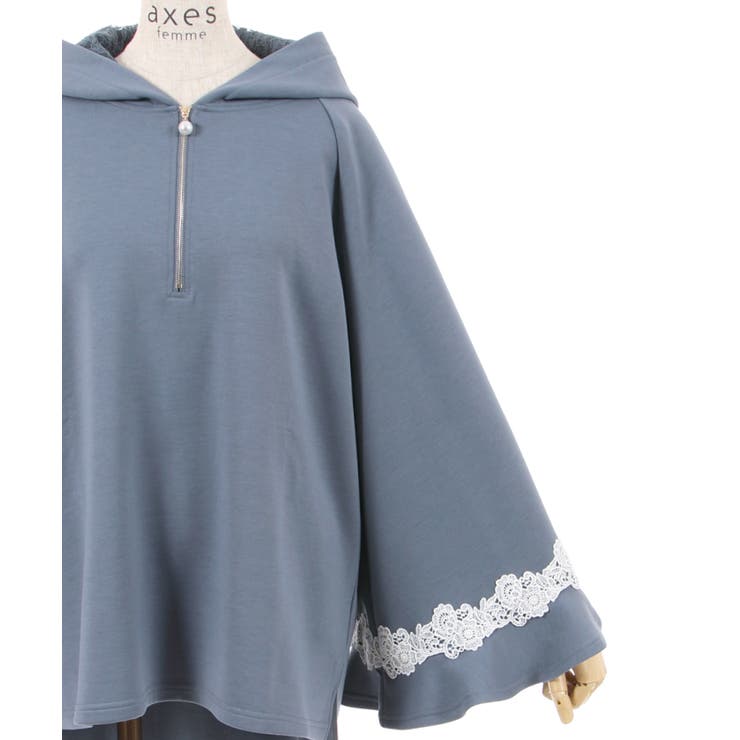ダンボールニットポンチョ[品番：IGAW0002535]｜axes femme