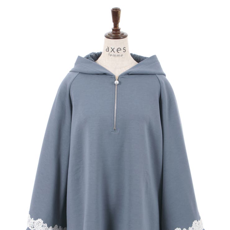 ダンボールニットポンチョ[品番：IGAW0002535]｜axes femme