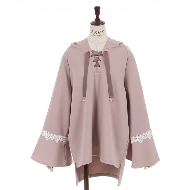 ダンボールニットポンチョ[品番：IGAW0003316]｜axes femme
