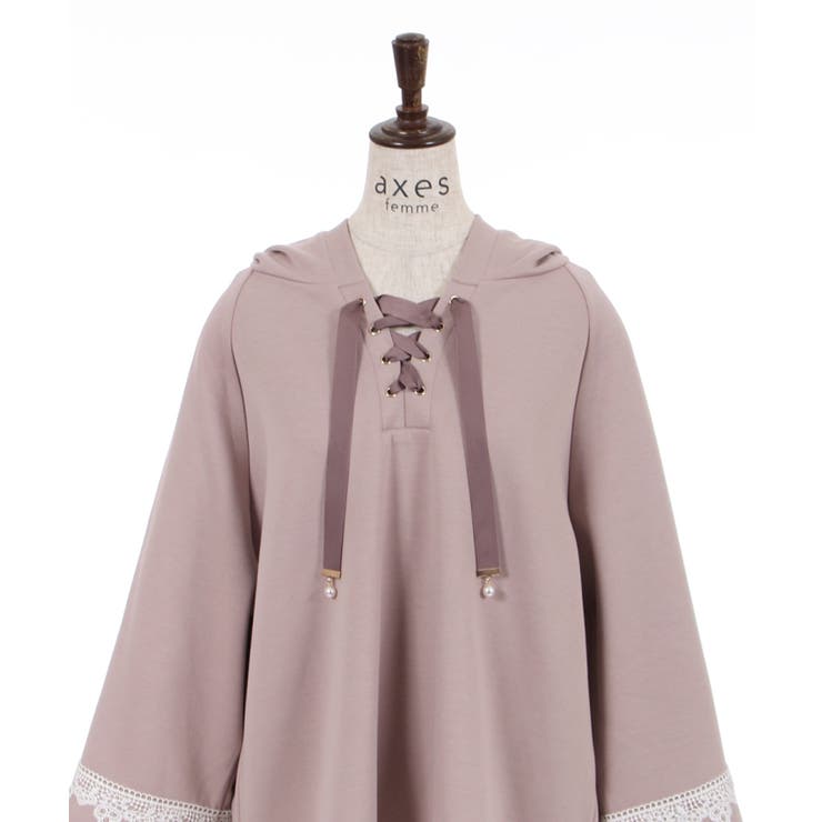 ダンボールニットポンチョ[品番：IGAW0003316]｜axes femme