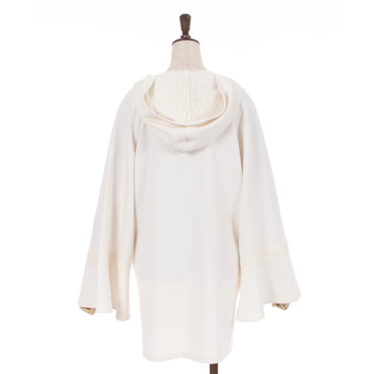 美品！ishikawalaboファー付き ダンボールニットフードポンチョ ダンボールニットポンチョ[品番：IGAW0003316]｜axes femme